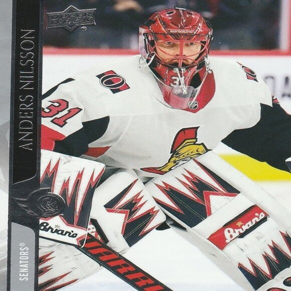Anders Nilsson - 2020/2021 Upper Deck Series 2 Hockey Card - Picture 1 of 2